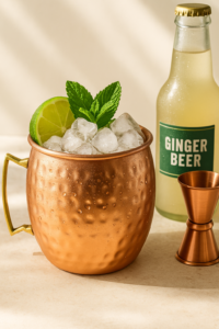 cold copper mug moscow mule