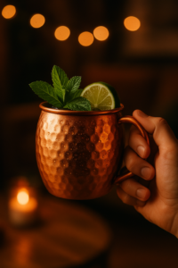copper mug for moscow mule