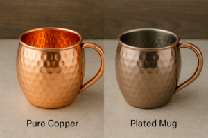 fake vs real copper