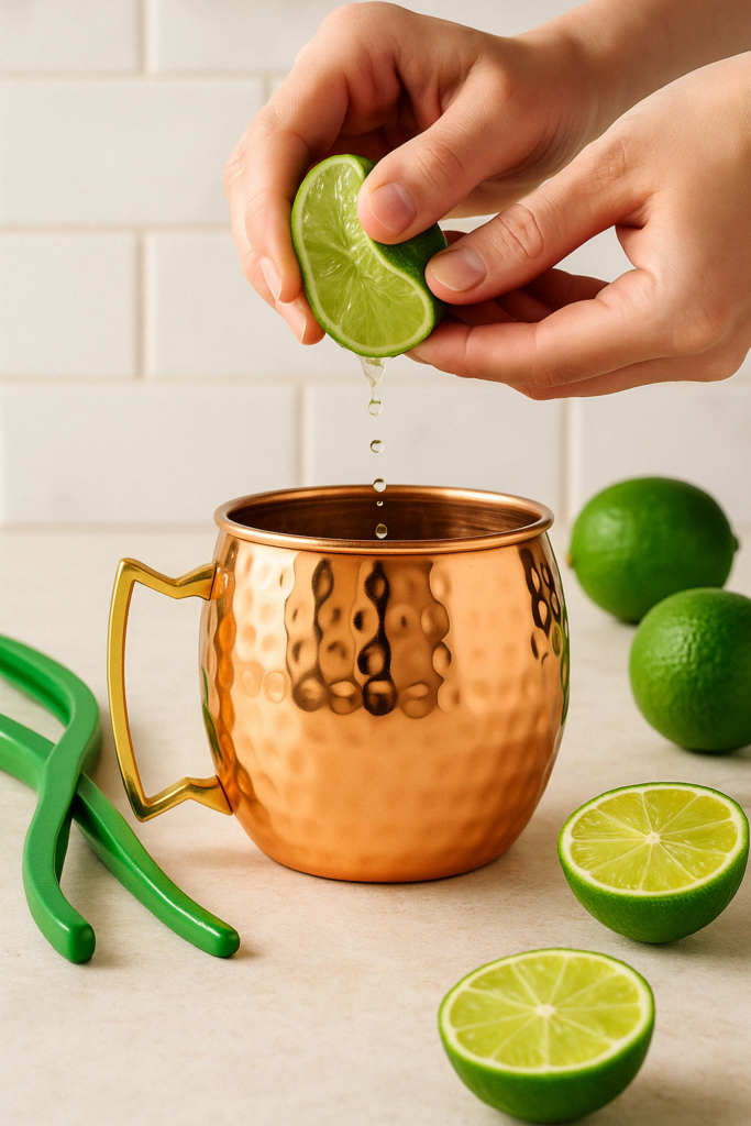 moscow mule ingredient lime juice