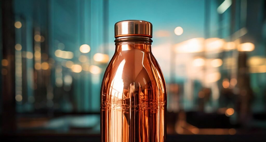 pure copper water bottle