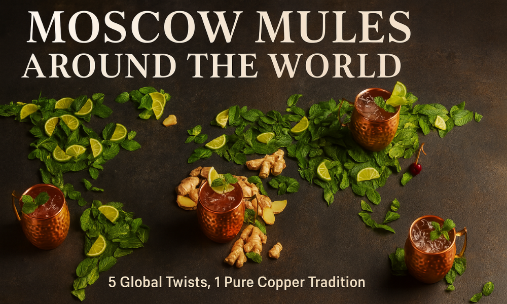 moscow mule copper mug around the world